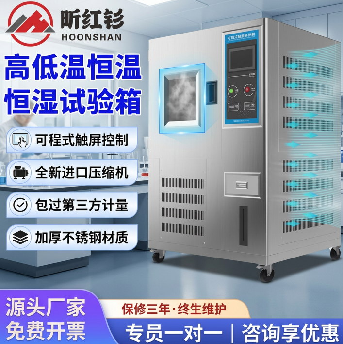 昕红钐高低温试验箱可程式恒温恒湿试验机冷热交变箱模拟高温老化箱 0度-150度（免费开票） 50L（内箱尺寸350*300*500mm）